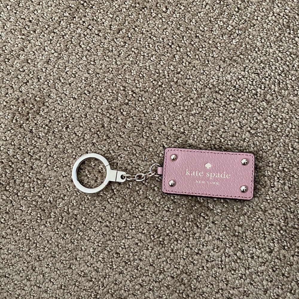 Kate spade pink keychain mirror